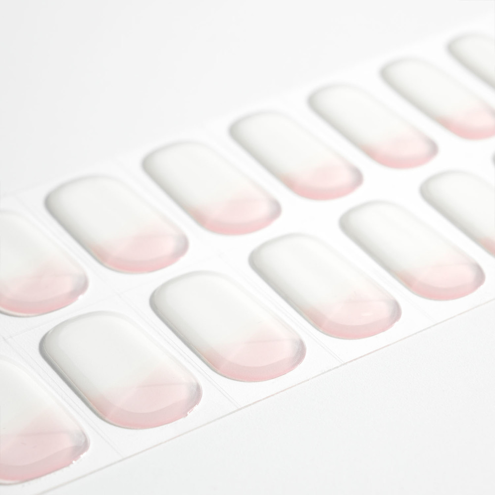 Blush Geo Tips Gel Nail Strips