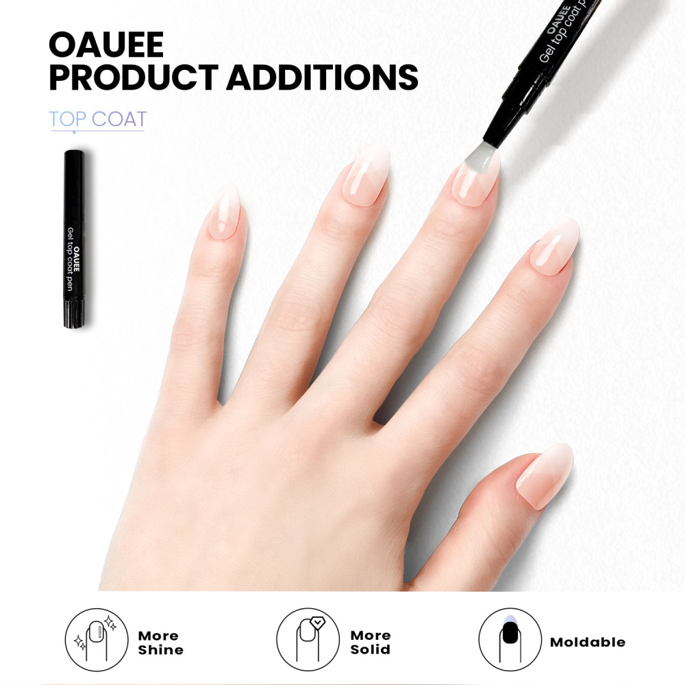 Blush Geo Tips Gel Nail Strips