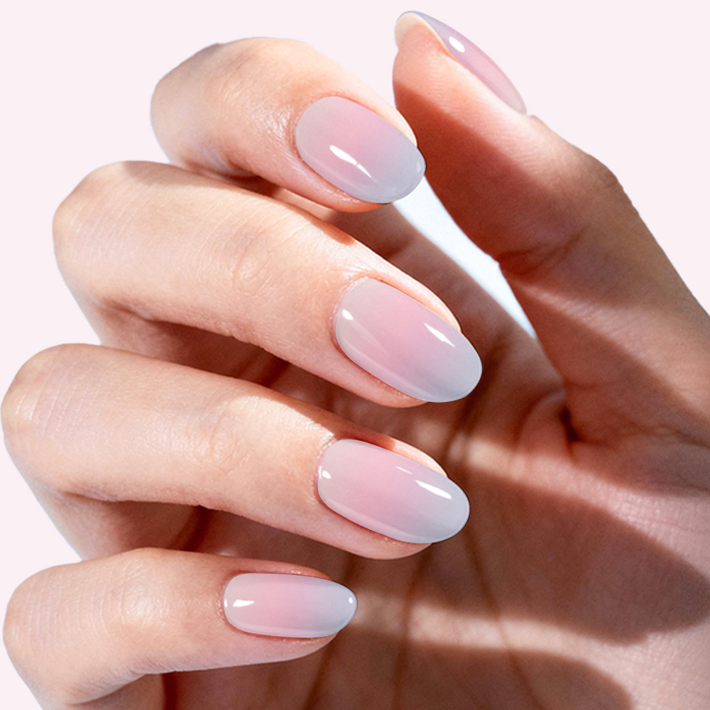 Pink & Purple Ombre Gel Nail Strips