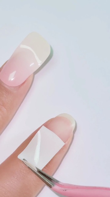 Soft Nude Tips Gel Nail Strips