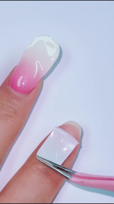 Peach Nude Gradient  Gel Nail Strips