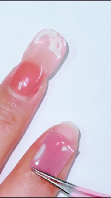 Clear Nude Nails