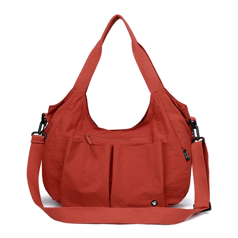 Canvas dumpling-shaped bag