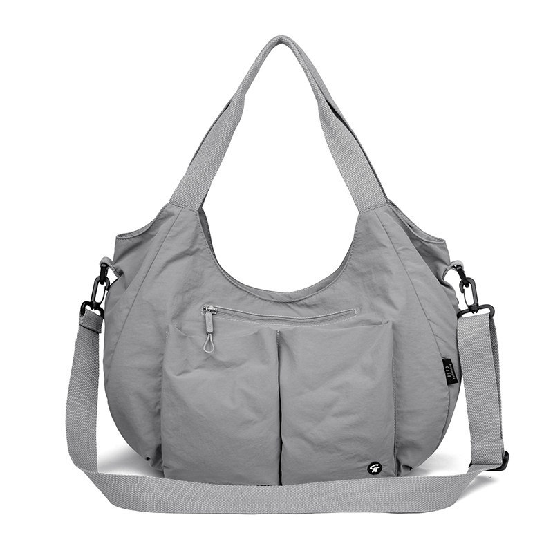 Canvas dumpling-shaped bag