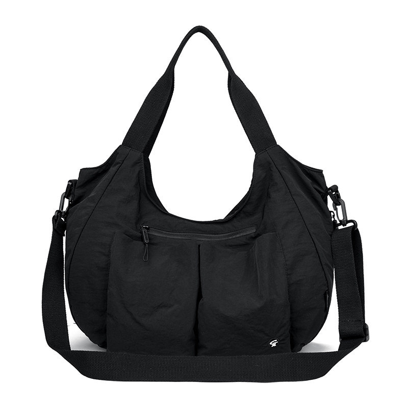 Canvas dumpling-shaped bag