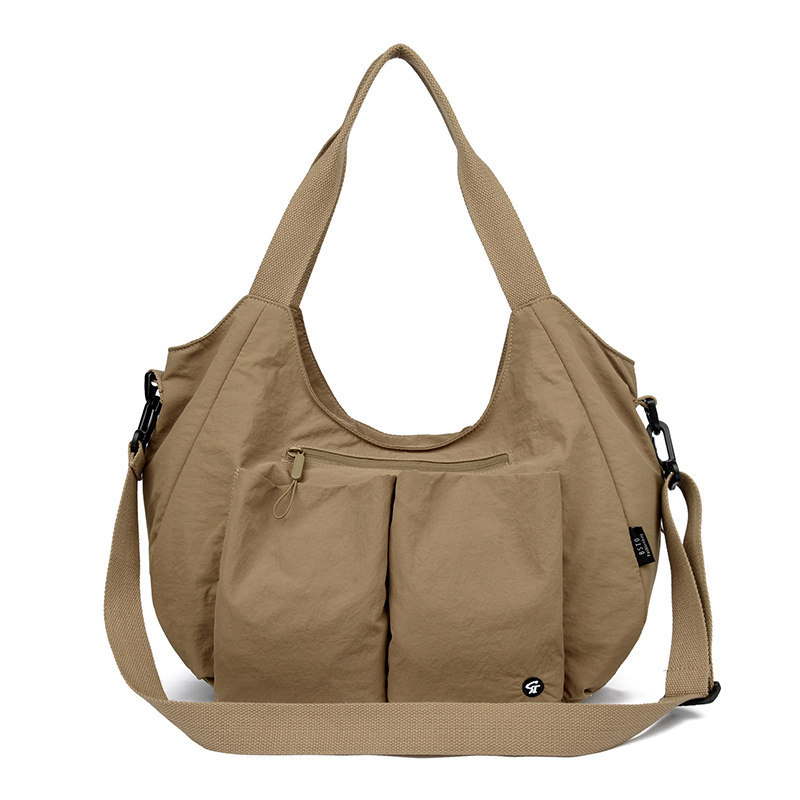 Canvas dumpling-shaped bag