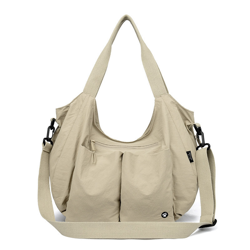 Canvas dumpling-shaped bag