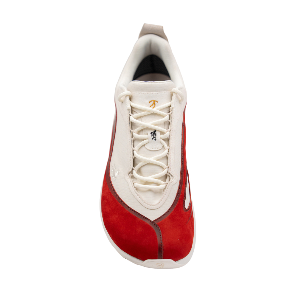 Sneakfeet Men's flat bottom 4 Mid Height Waterproof Hiking Boots Year Of The Horse