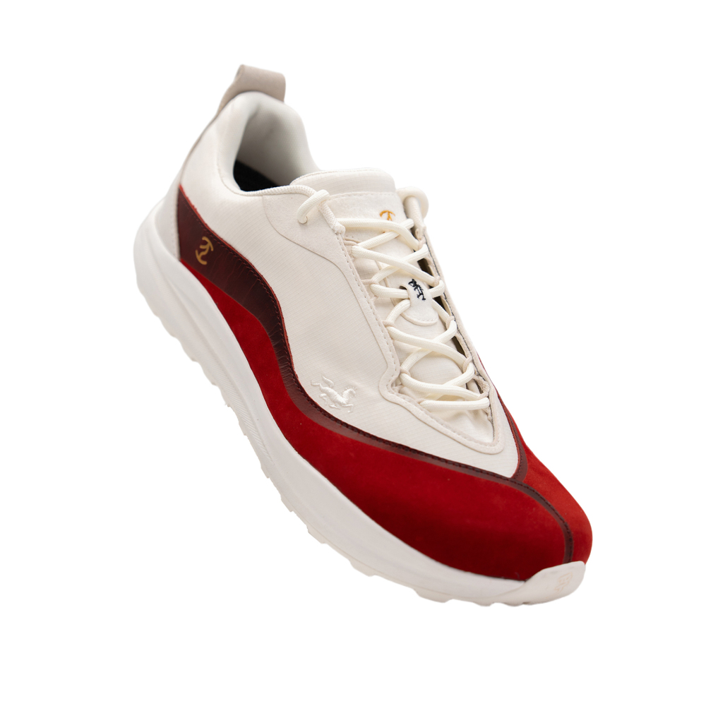 Sneakfeet Men's flat bottom 4 Mid Height Waterproof Hiking Boots Year Of The Horse