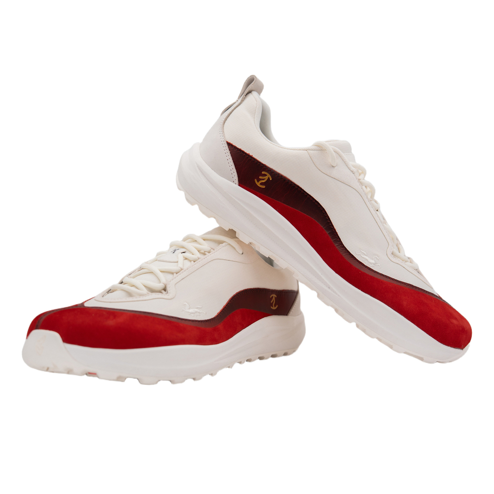 Sneakfeet Men's flat bottom 4 Mid Height Waterproof Hiking Boots Year Of The Horse