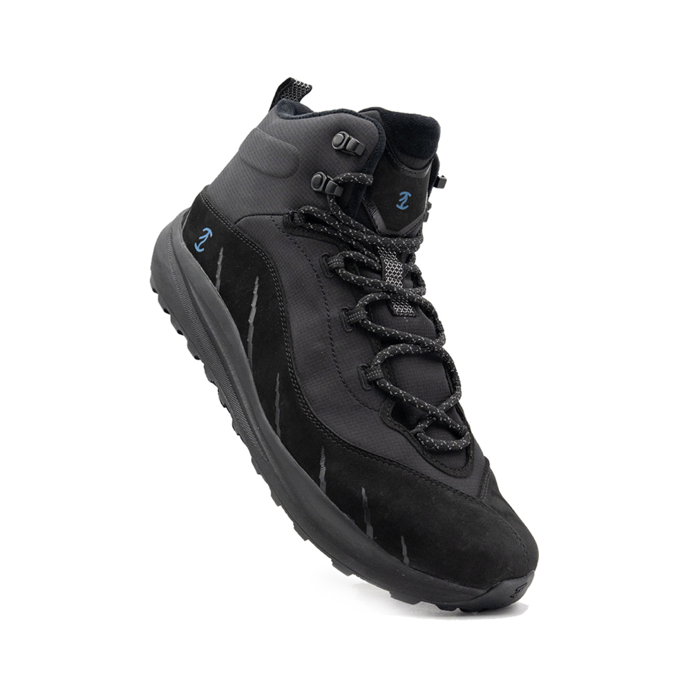 Sneakfeet Men's flat bottom 4 Mid Height Waterproof Hiking Boots