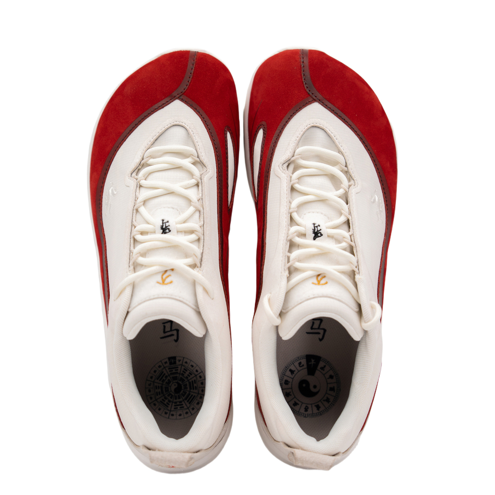 Sneakfeet Men's flat bottom 4 Mid Height Waterproof Hiking Boots Year Of The Horse