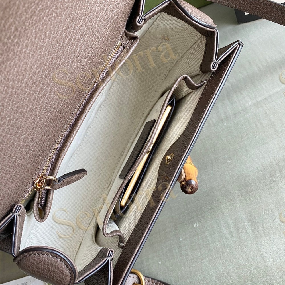 GUCCI BAMBOO 1947 JUMBO SMALL TOP HANDLE BAG