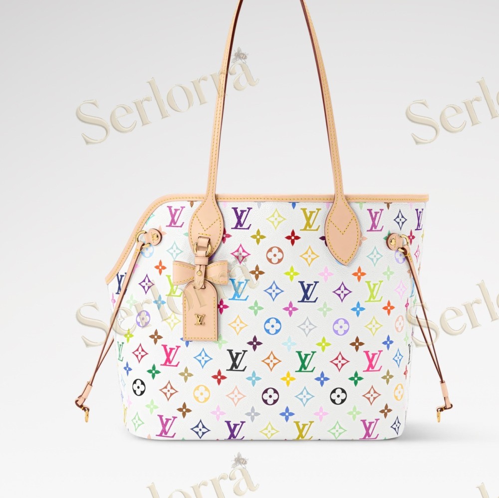 LOUIS VUITTON MURAKAMI LV X TM NEVERFULL MM