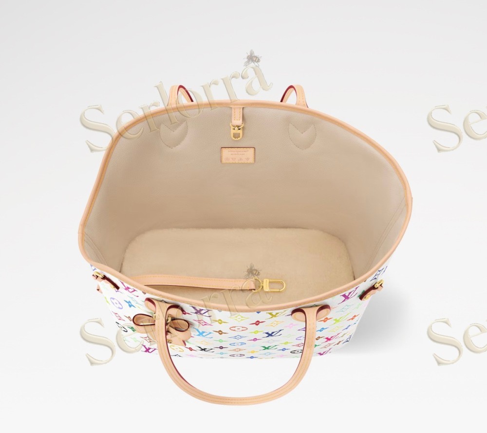 LOUIS VUITTON MURAKAMI LV X TM NEVERFULL MM