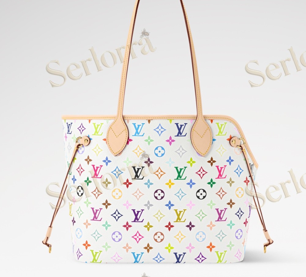 LOUIS VUITTON MURAKAMI LV X TM NEVERFULL MM
