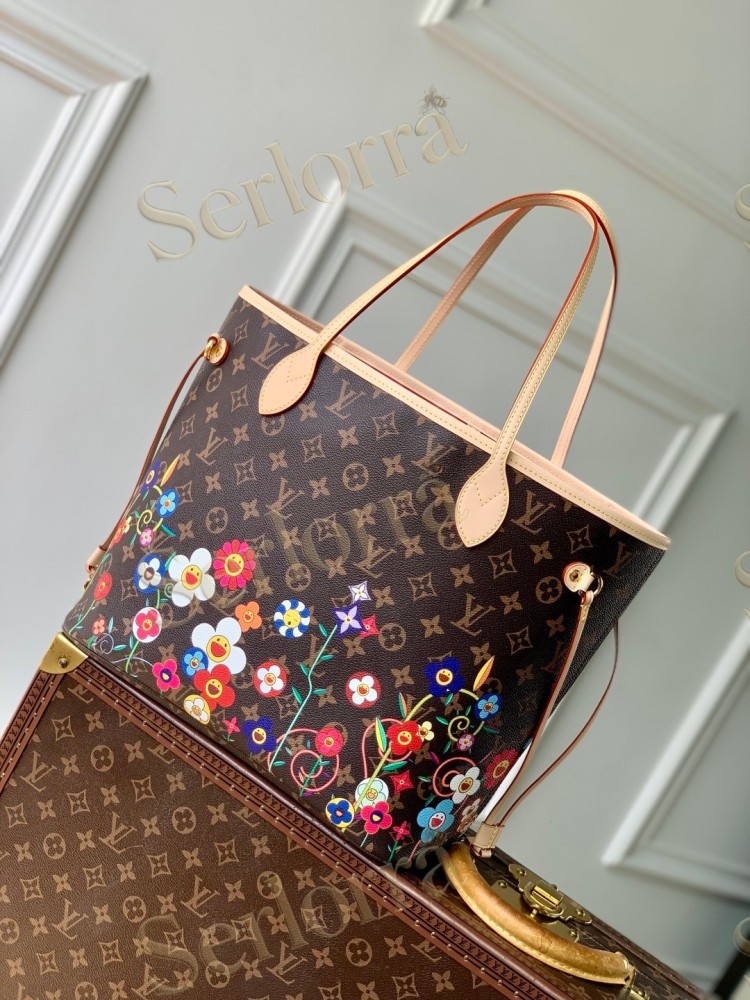 LOUIS VUITTON MURAKAMI LV X TM NEVERFULL MM