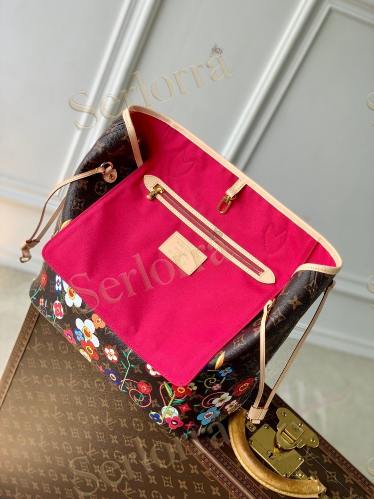 LOUIS VUITTON MURAKAMI LV X TM NEVERFULL MM