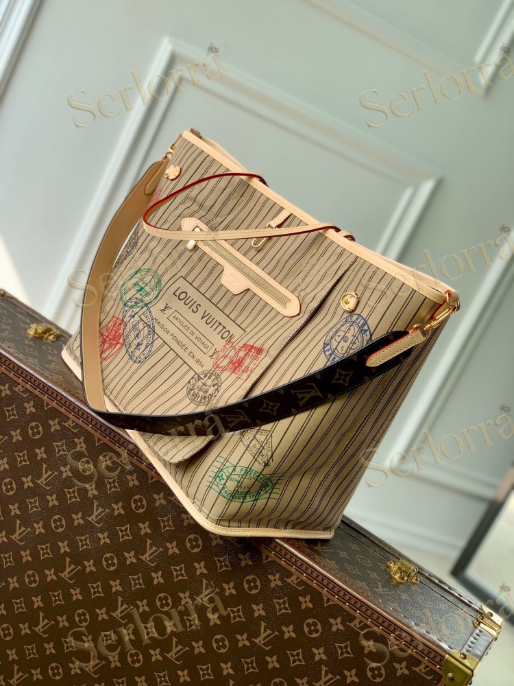 LOUIS VUITTON NEVERFULL BANDOULIÈRE INSIDE OUT GM