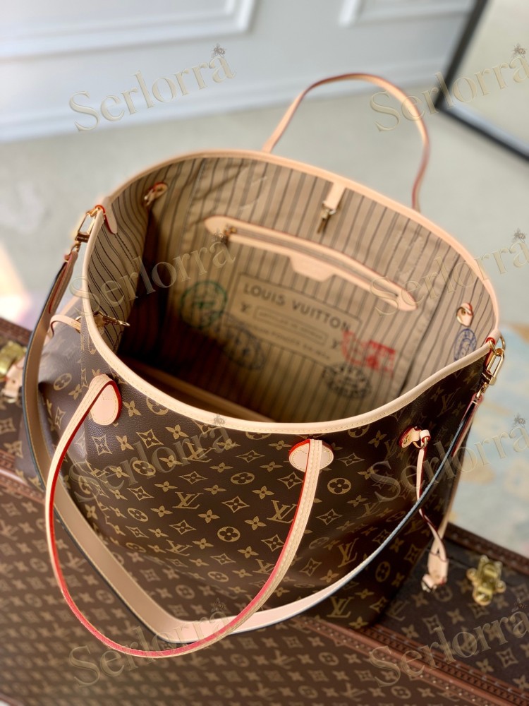 LOUIS VUITTON NEVERFULL BANDOULIÈRE INSIDE OUT GM