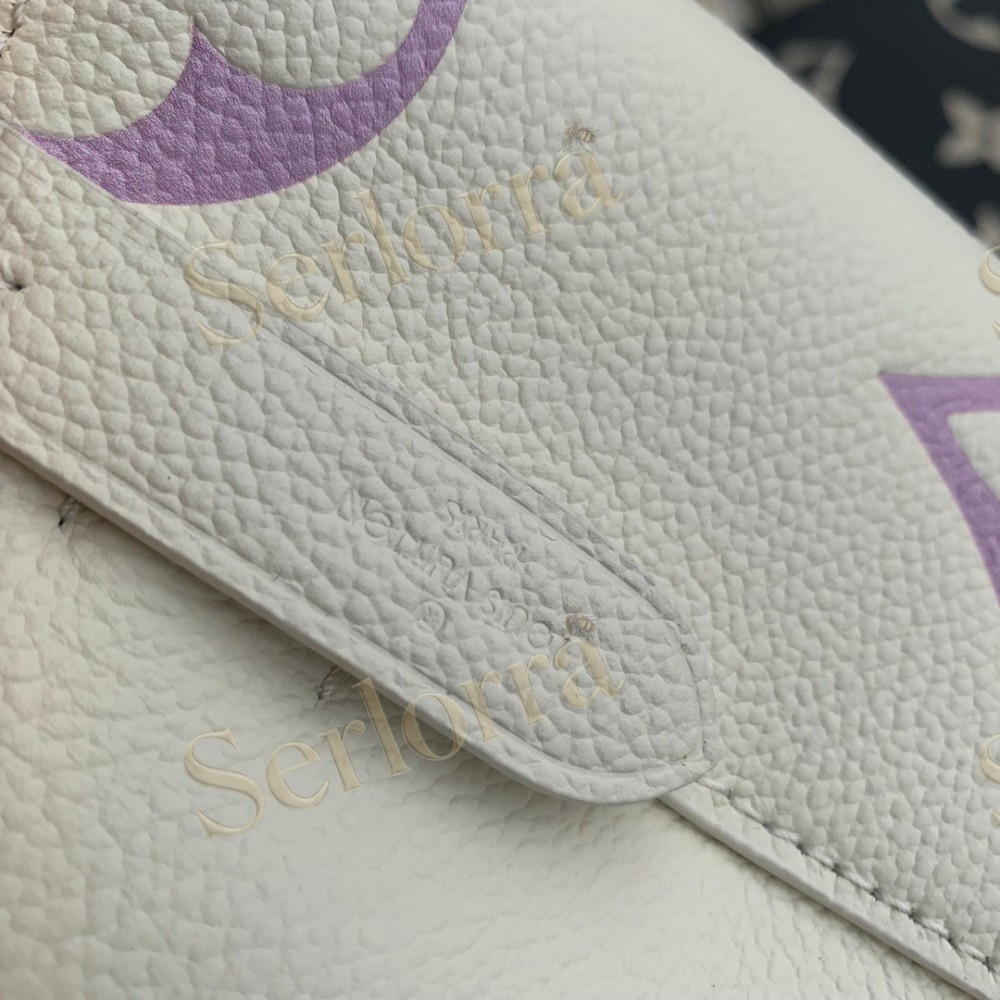 LOUIS VUITTON NÉONOÉ BB BUCKET BAG LATTE WHITE &PURPLE