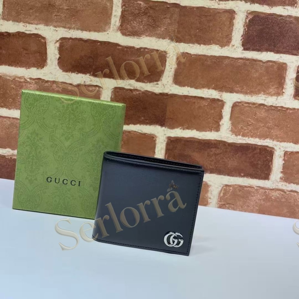 GUCCI GG MARMONT BI-FOLD CARD CASE WALLET