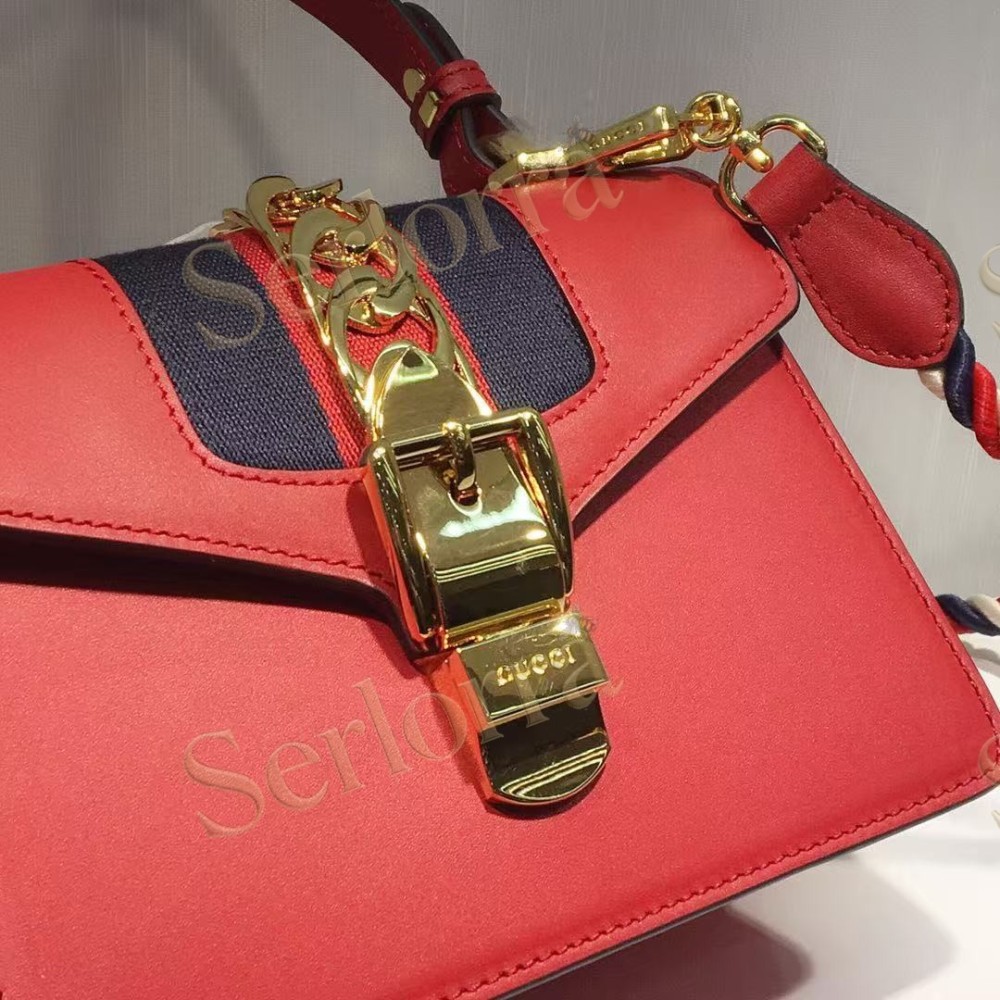 GUCCI SYLVIE MINI TOP HANDLE BAG