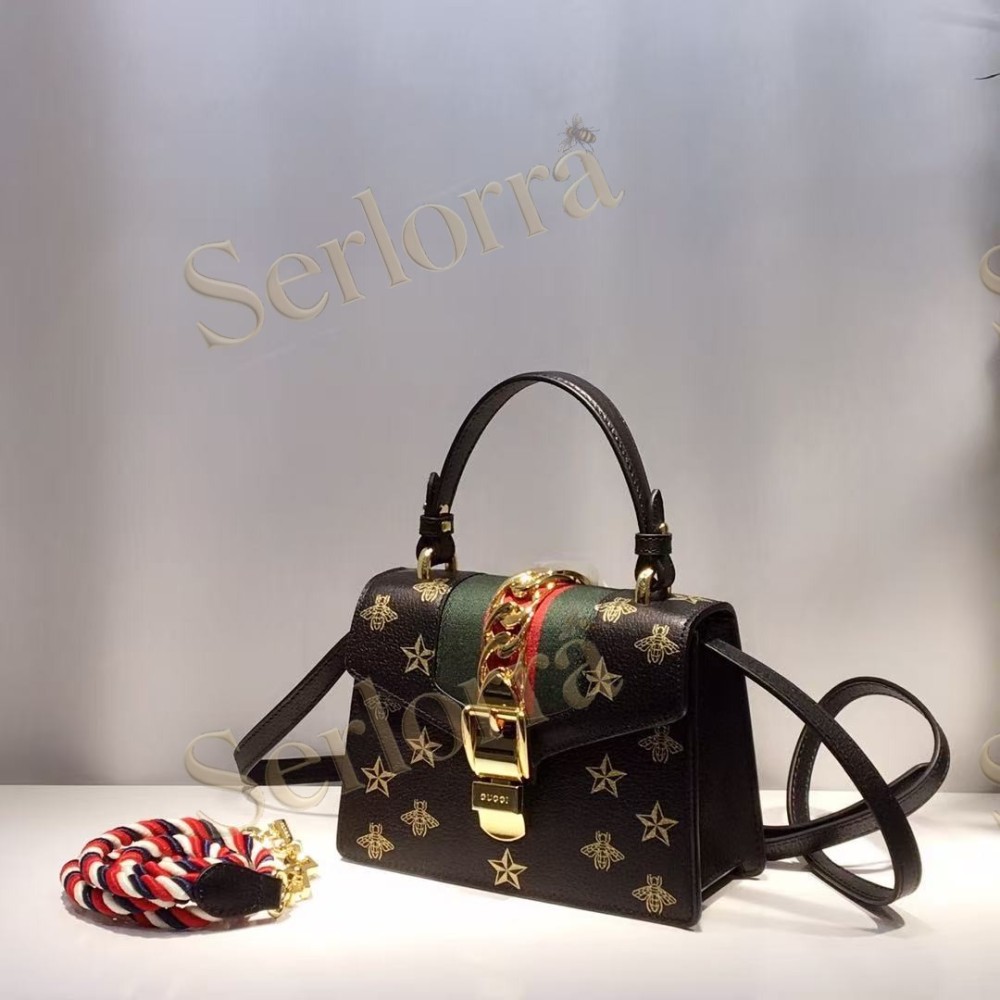 GUCCI SYLVIE MINI TOP HANDLE BAG