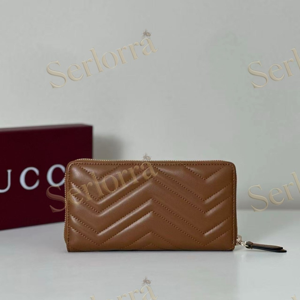 GUCCI GG MARMONT ZIP AROUND WALLET