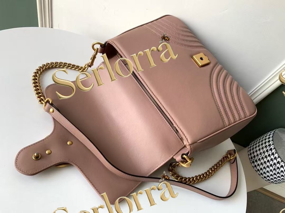 GUCCI GG MARMONT MEDIUM TOP HANDLE BAG