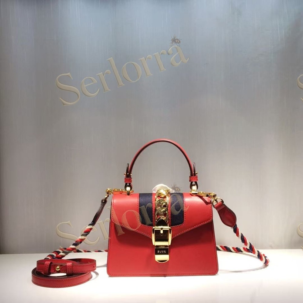 GUCCI SYLVIE MINI TOP HANDLE BAG