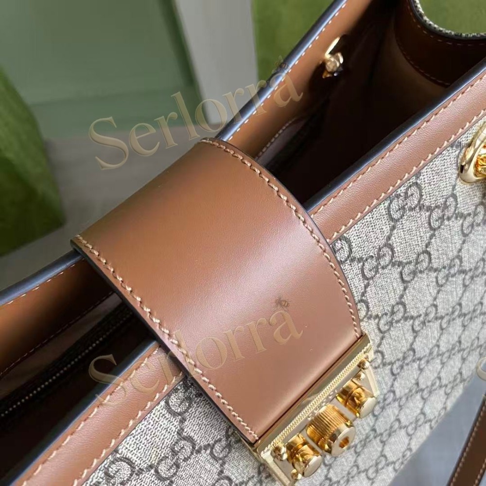 GUCCI PADLOCK MEDIUM GG SHOULDER BAG