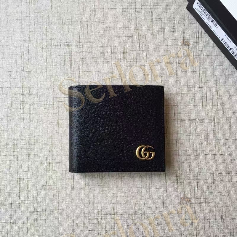 GUCCI GG MARMONT BI-FOLD CARD CASE WALLET