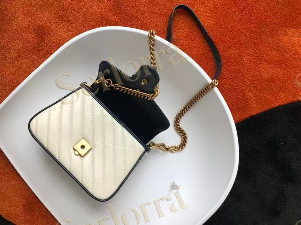 GUCCI GG MARMONT MINI TOP HANDLE BAG