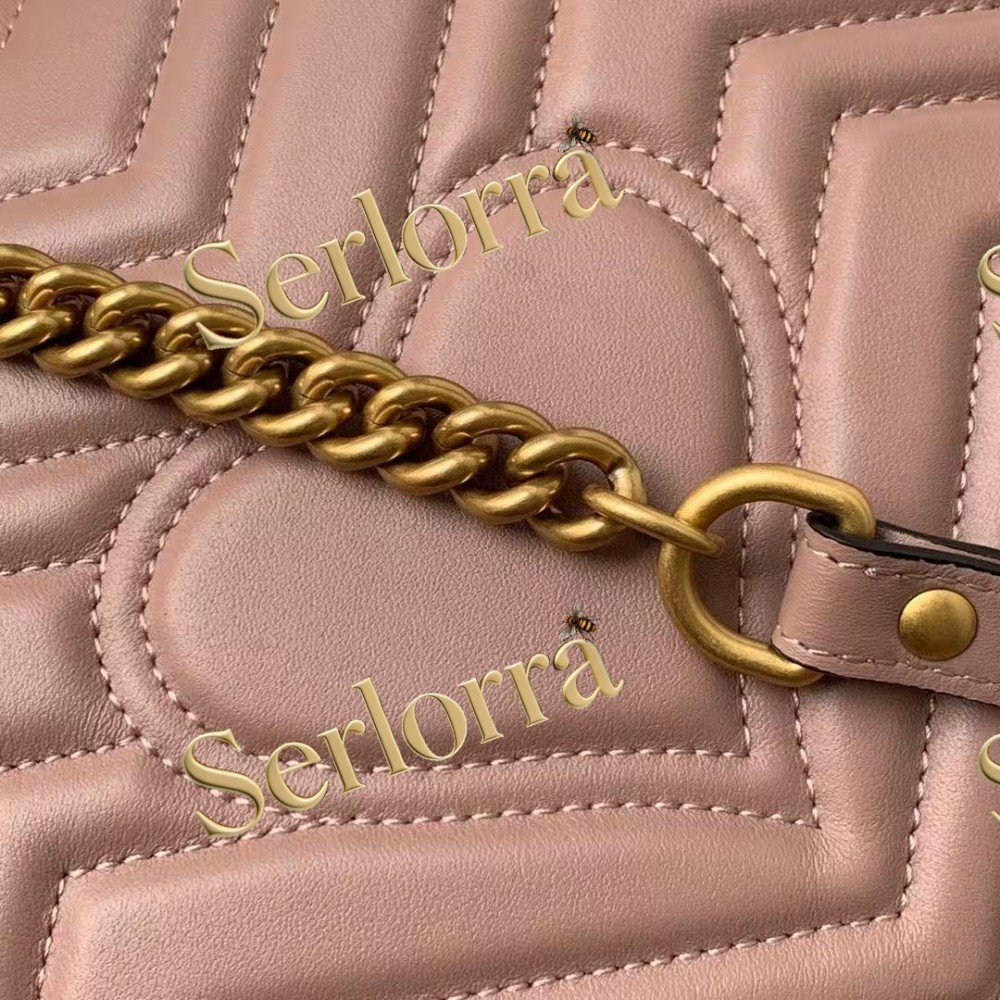 GUCCI GG MARMONT MEDIUM TOP HANDLE BAG