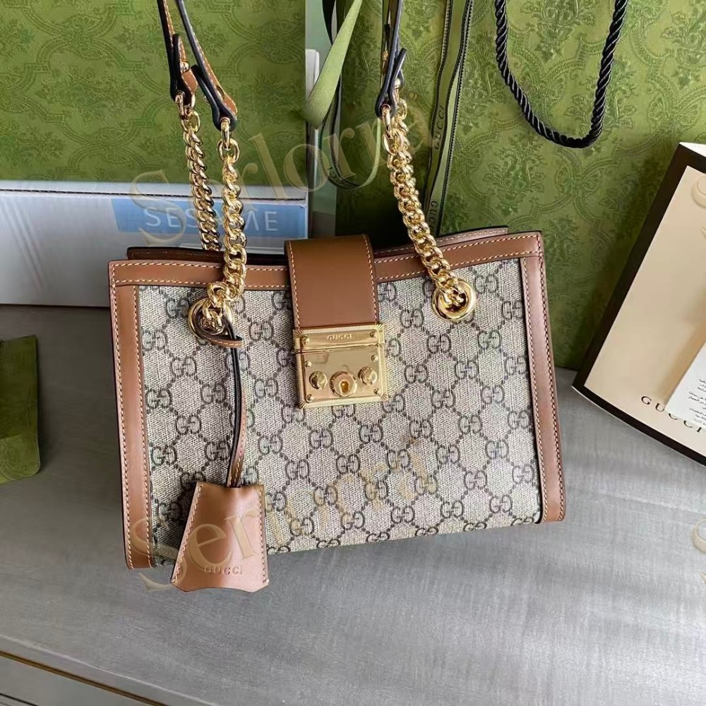 GUCCI PADLOCK MEDIUM TOTE BAG