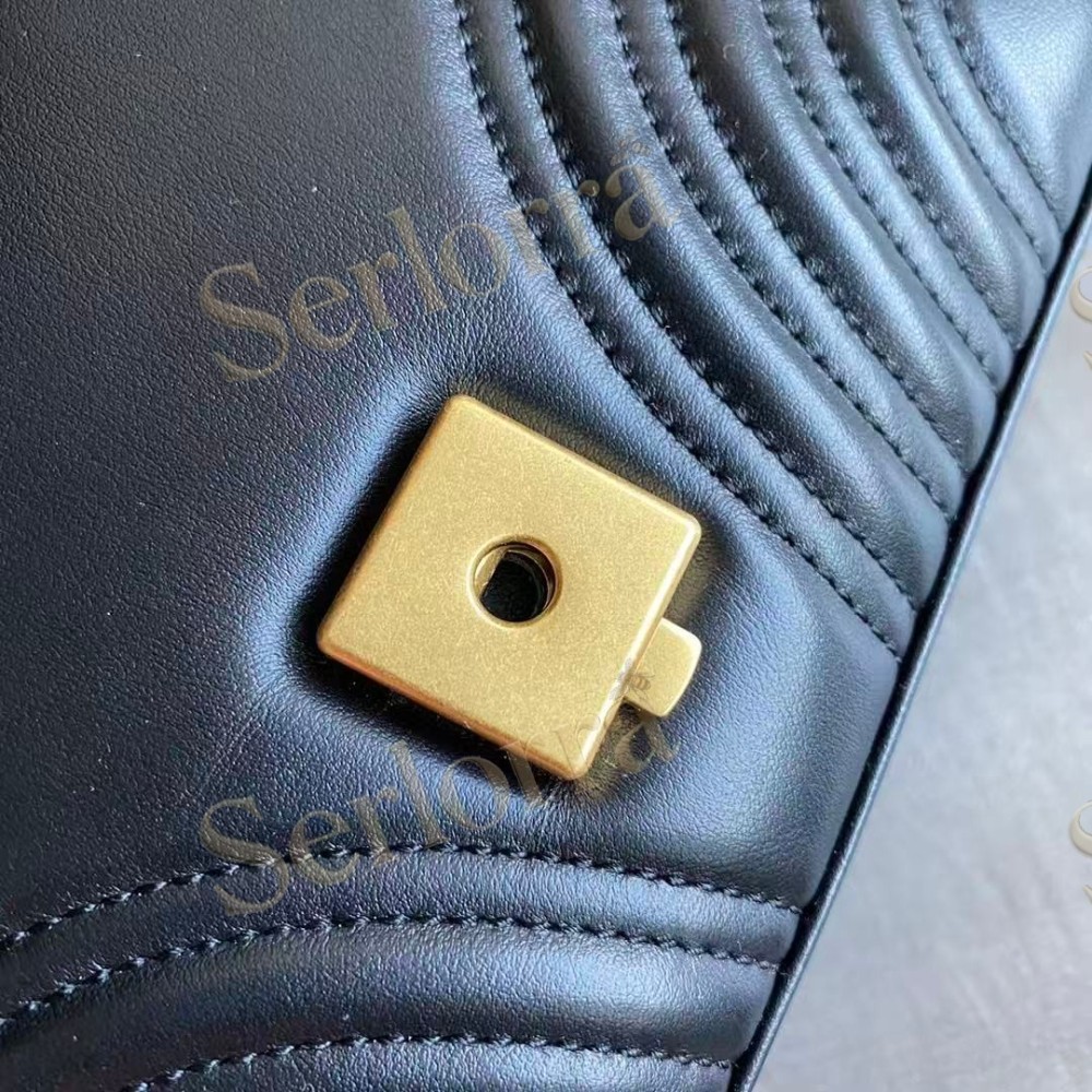 GUCCI GG MARMONT MINI TOP HANDLE BAG