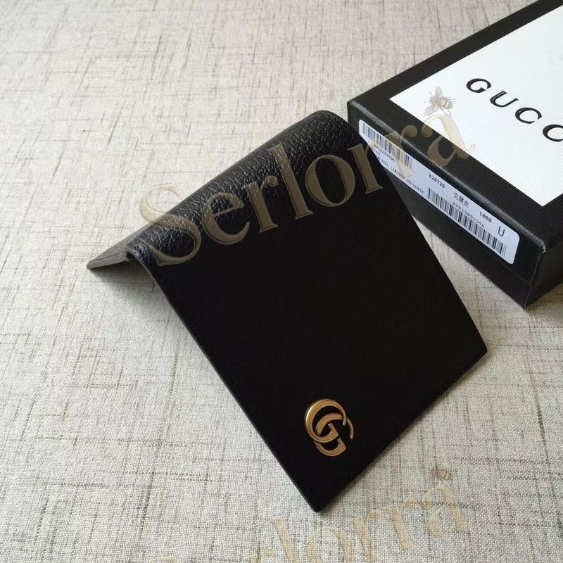 GUCCI GG MARMONT BI-FOLD CARD CASE WALLET