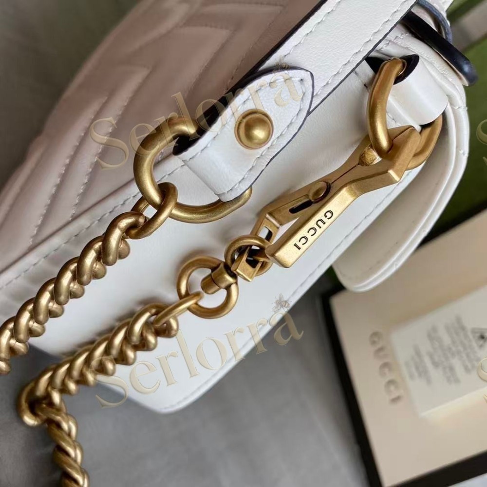 GUCCI GG MARMONT MINI TOP HANDLE BAG