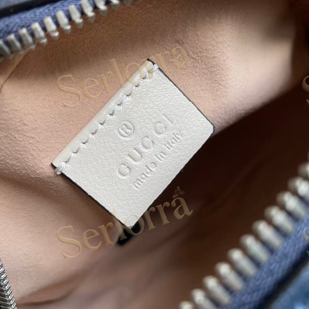 GUCCI GG MARMONT MINI ROUND SHOULDER BAG
