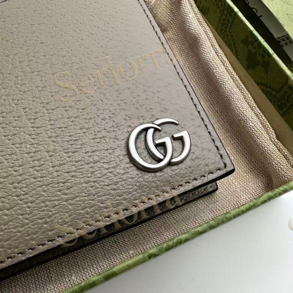 GUCCI GG MARMONT BI-FOLD CARD CASE WALLET