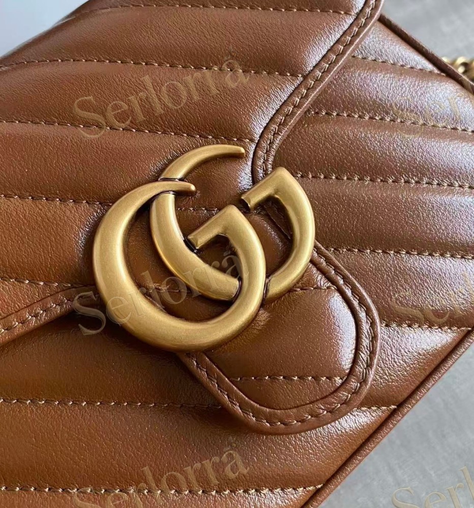 GUCCI GG MARMONT MINI TOP HANDLE BAG