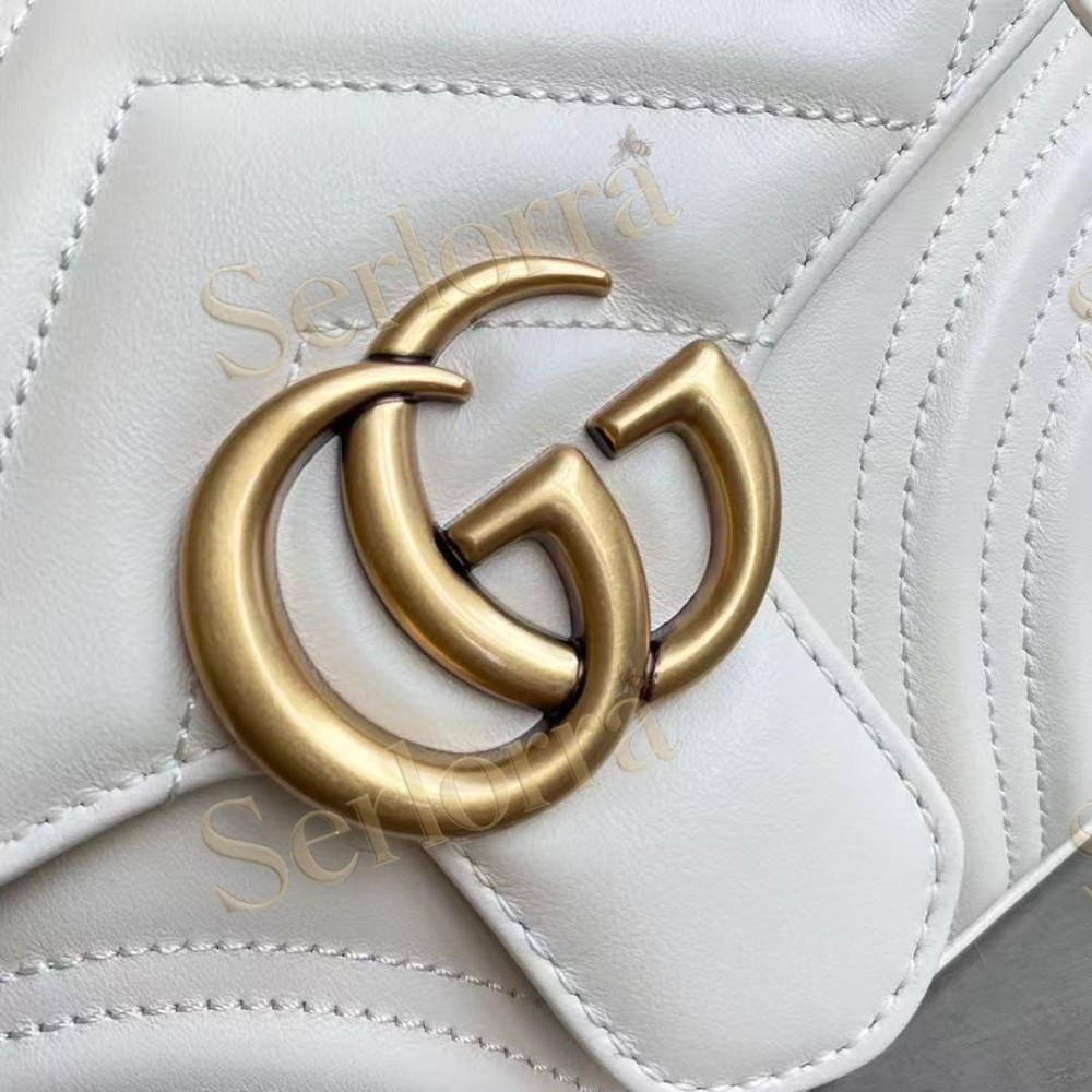 GUCCI GG MARMONT MINI TOP HANDLE BAG