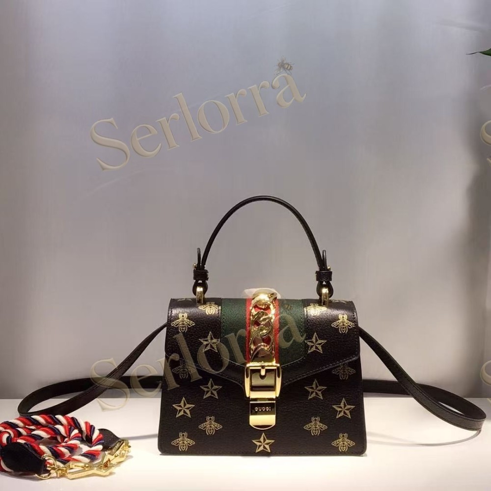 GUCCI SYLVIE MINI TOP HANDLE BAG