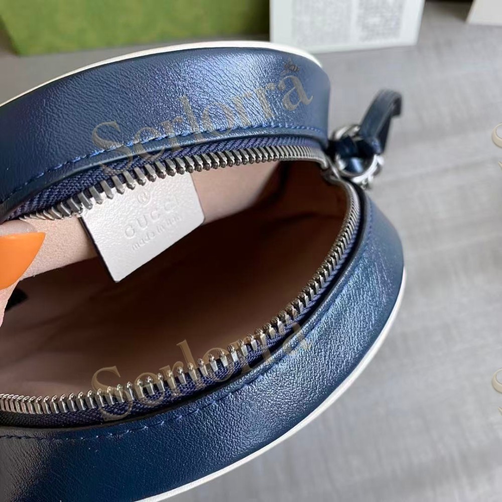 GUCCI GG MARMONT MINI ROUND SHOULDER BAG