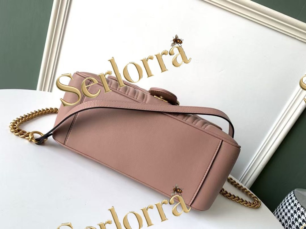 GUCCI GG MARMONT MEDIUM TOP HANDLE BAG