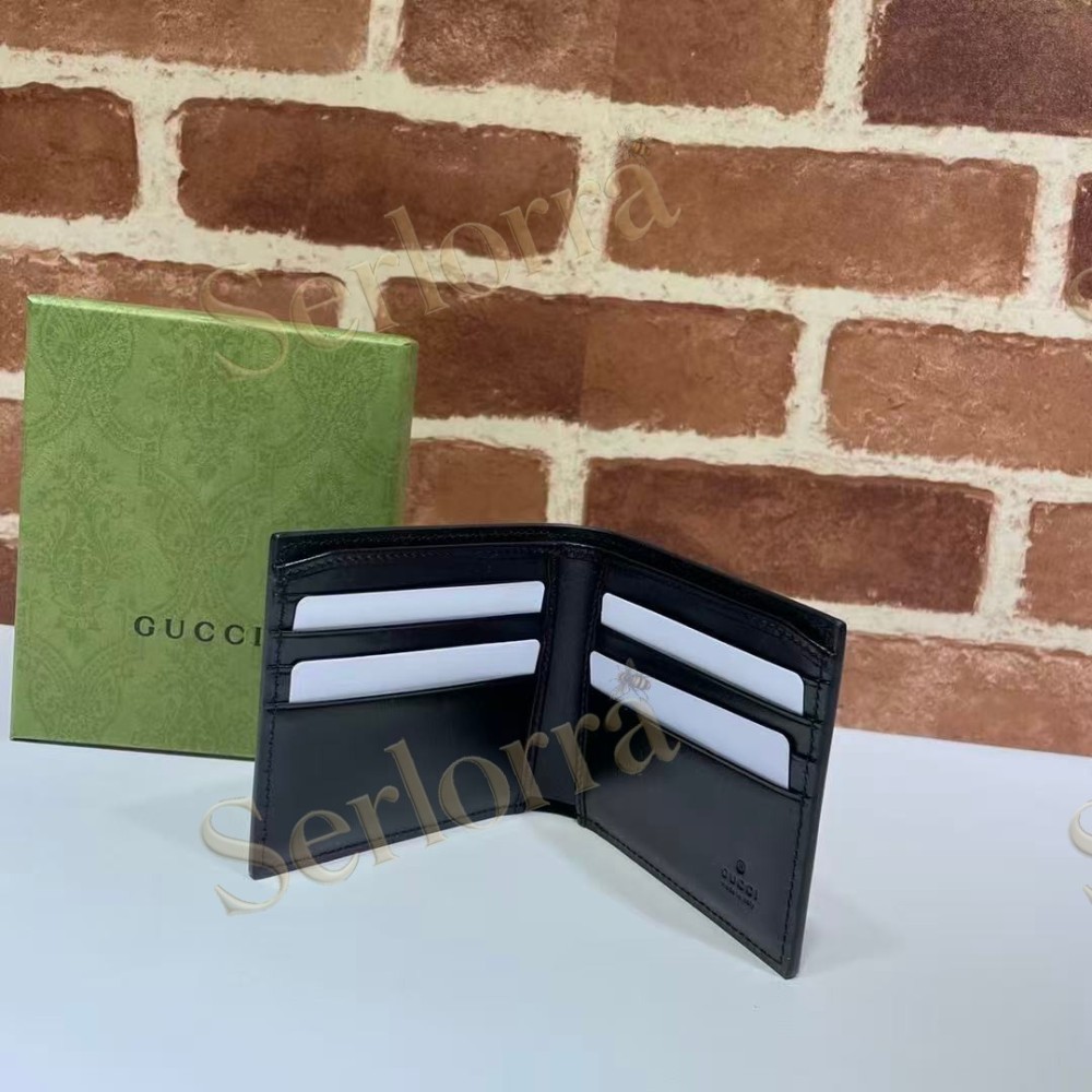 GUCCI GG MARMONT BI-FOLD CARD CASE WALLET