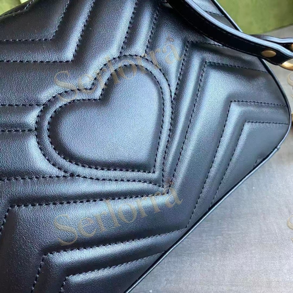 GUCCI GG MARMONT MINI TOP HANDLE BAG