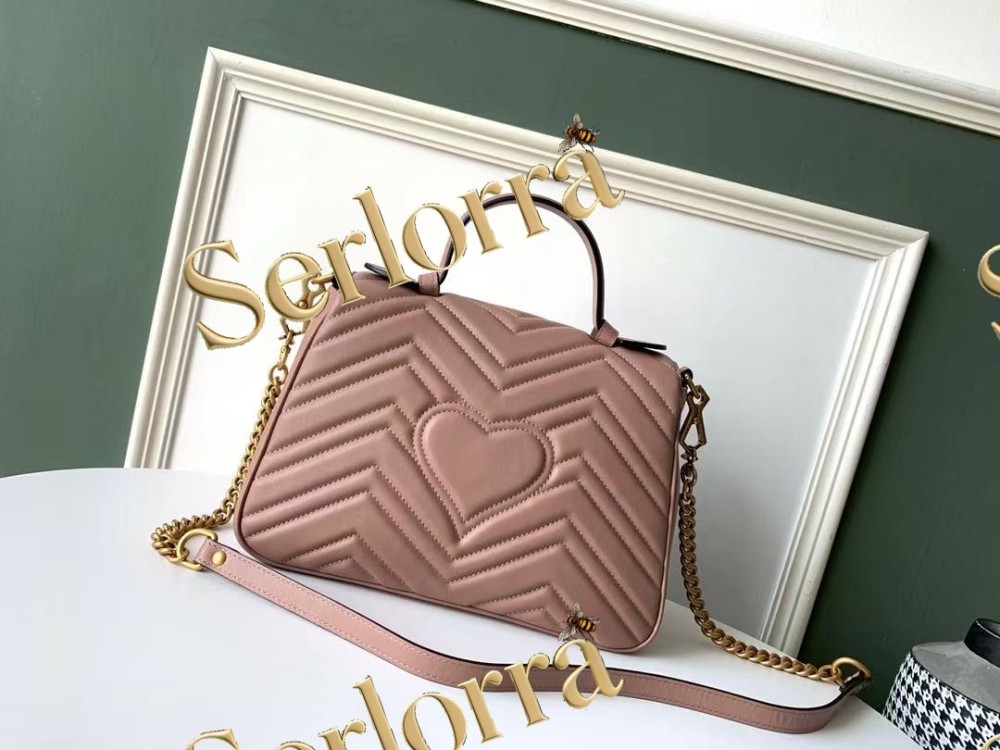 GUCCI GG MARMONT MEDIUM TOP HANDLE BAG