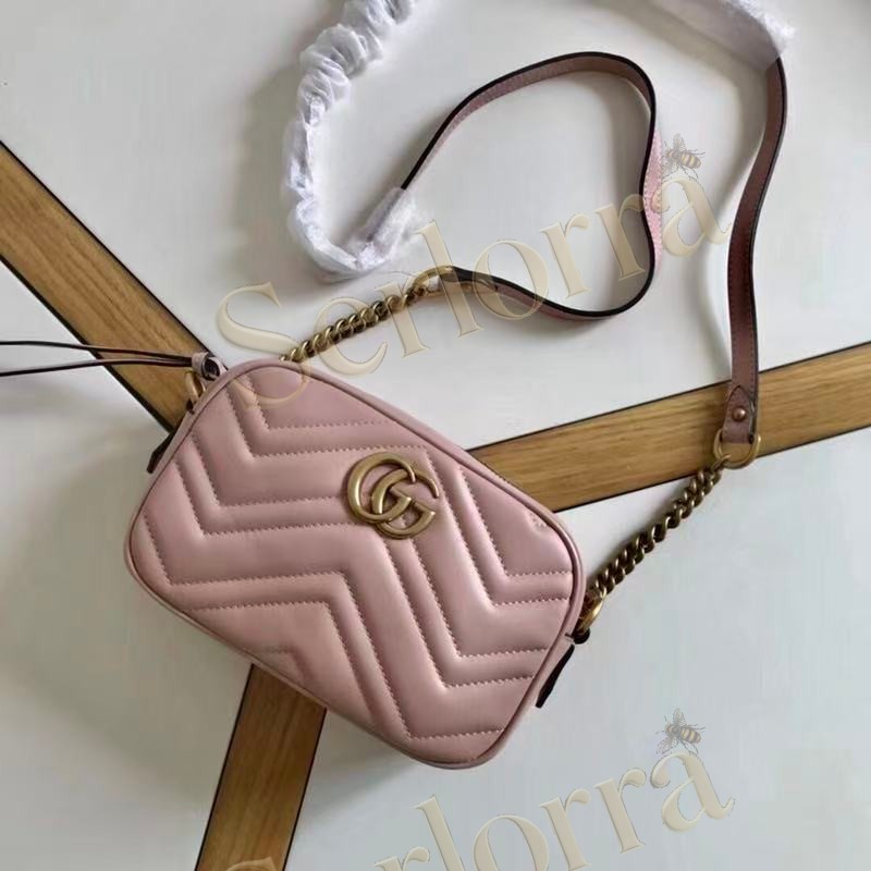 GUCCI GG MARMONT MINI CAMERA BAG